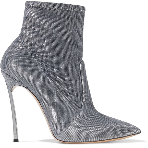 Casadei Blade Metallic ankle boots - Picture 3 of 9